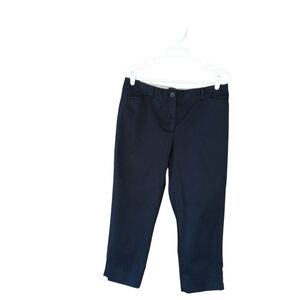 Talbots Black The Perfect Crop Pants Size 10P